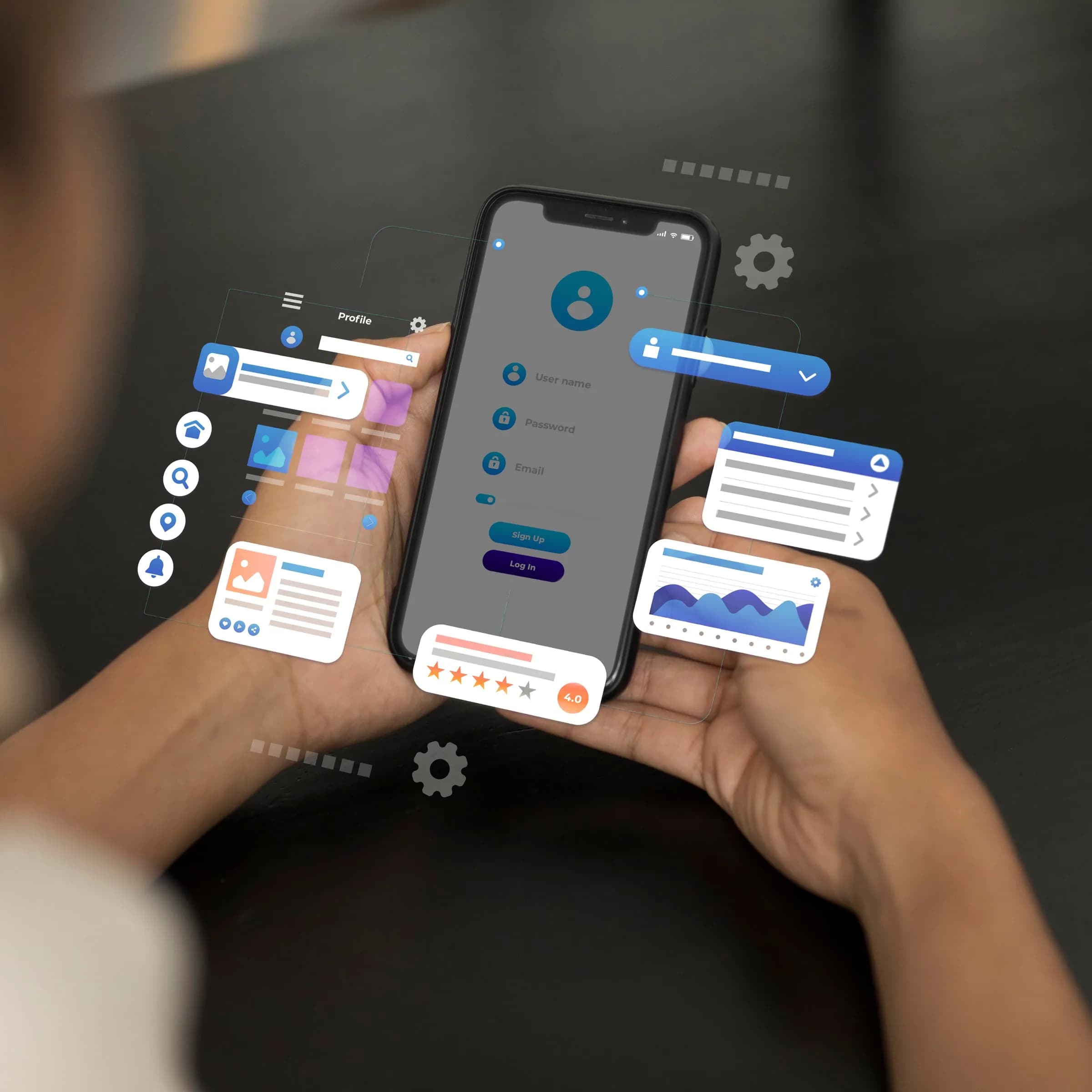 Custom AI apps & agents