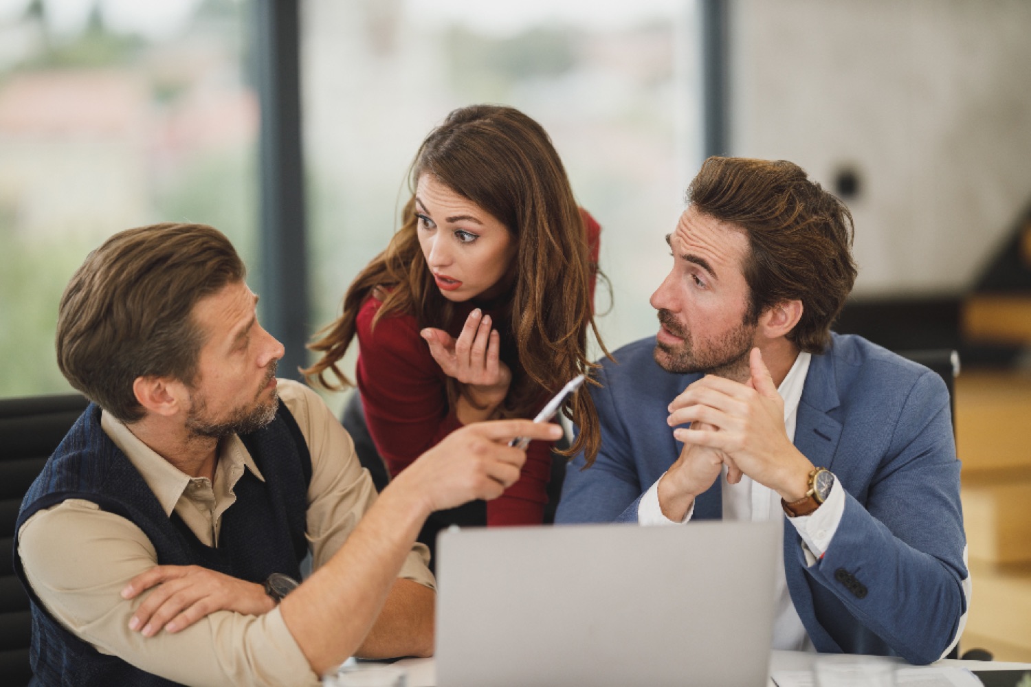 A B2B buyer researching vendors on a tablet before ever contacting sales
